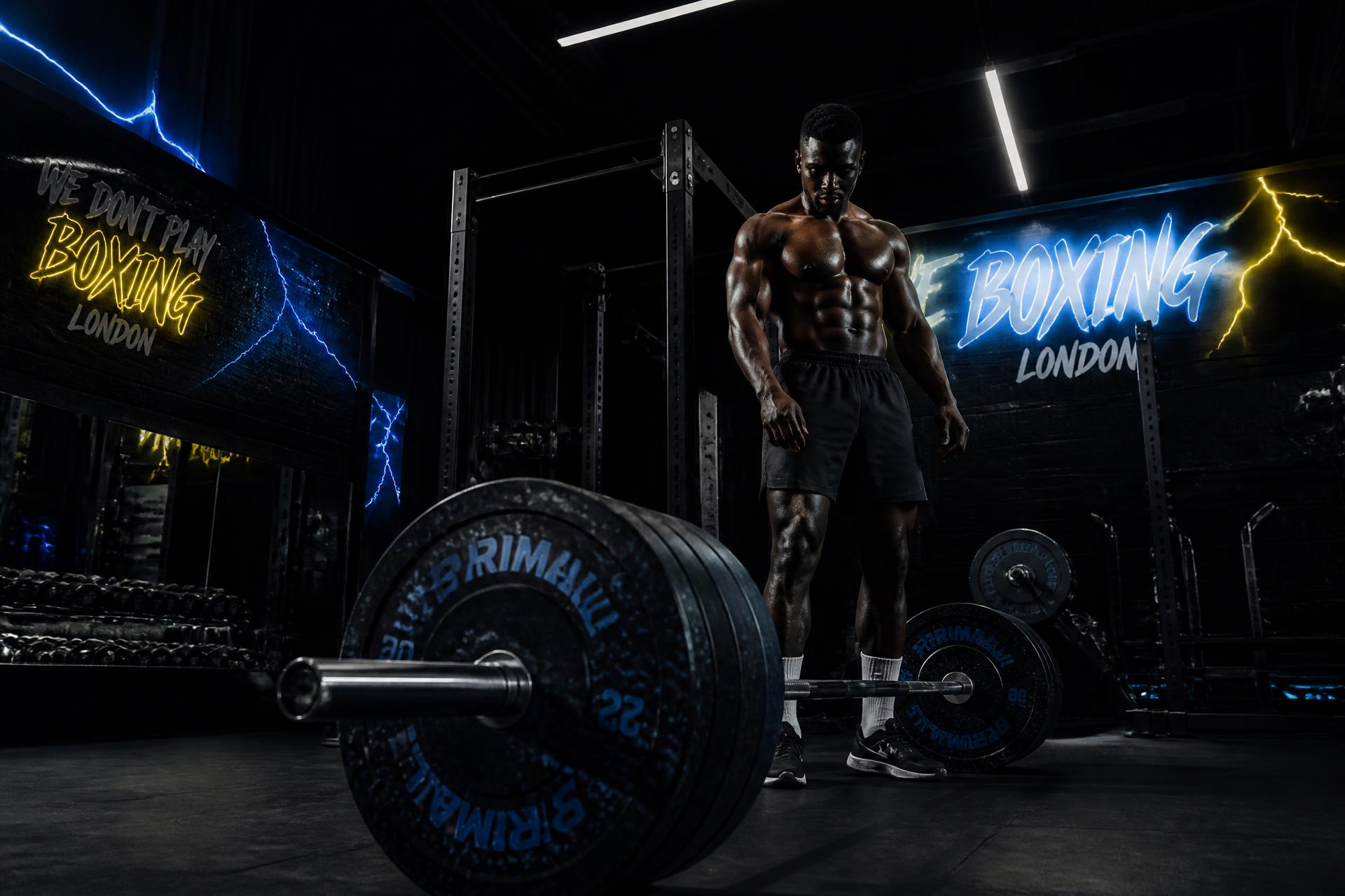Athlete training at Charge Up Gym in Barnet